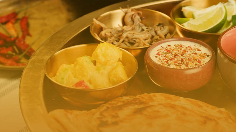 Rajhog Thali Dish 1